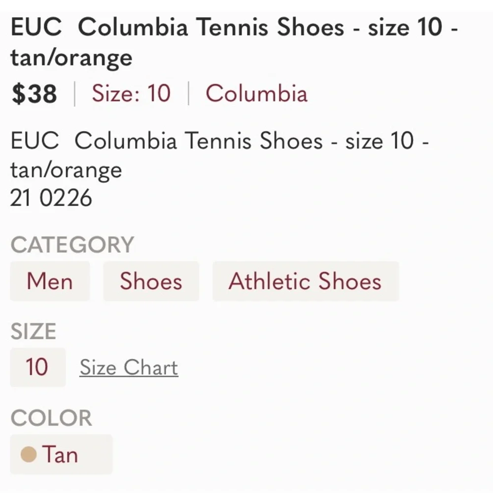 Columbia euc hiking